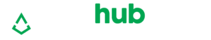 RideHub cafe logo in white